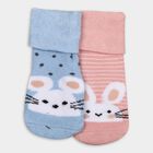 Infants' Socks (Pack of 2), Light Blue, small image number null