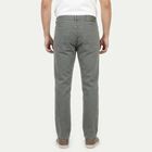 Men's Grey Straight Fit Solid Jeans, Light Grey, small