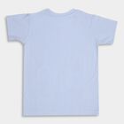 Boy's Cotton Half Sleeves T-Shirt, Light Blue, small image number null