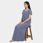 Women's Blue Nighty, Mid Blue, small