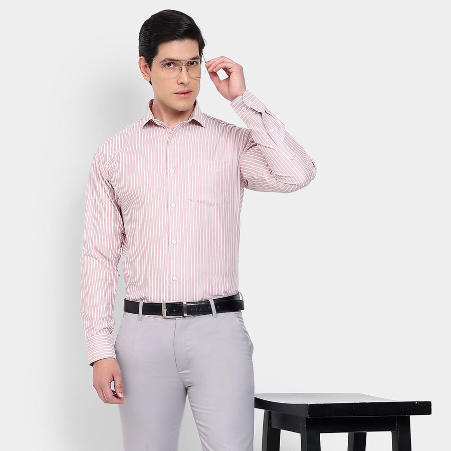 Men's Formal Shirt, Light Pink, large image number null