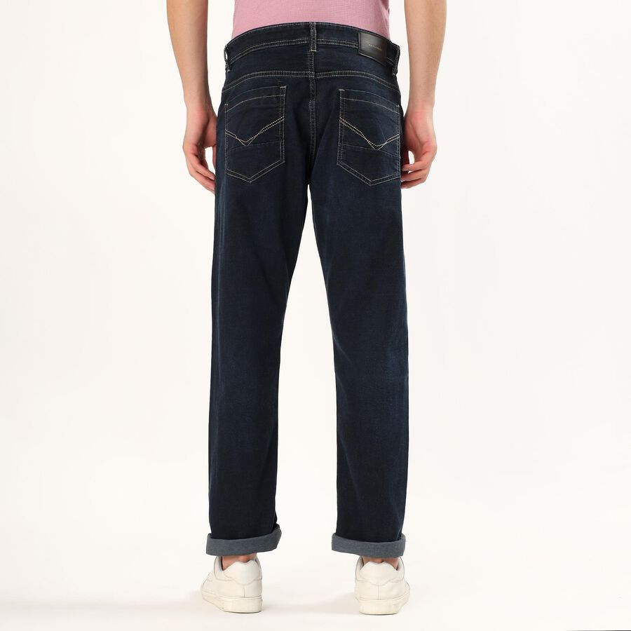 Men's Dark Indigo Relaxed Fit Classic Jeans, Dark Blue, large