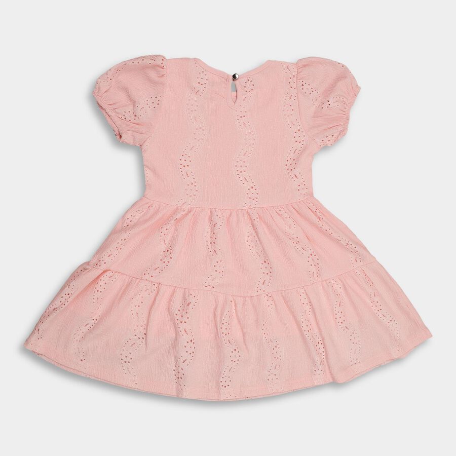 Girls' Frock , गुलाबी, large