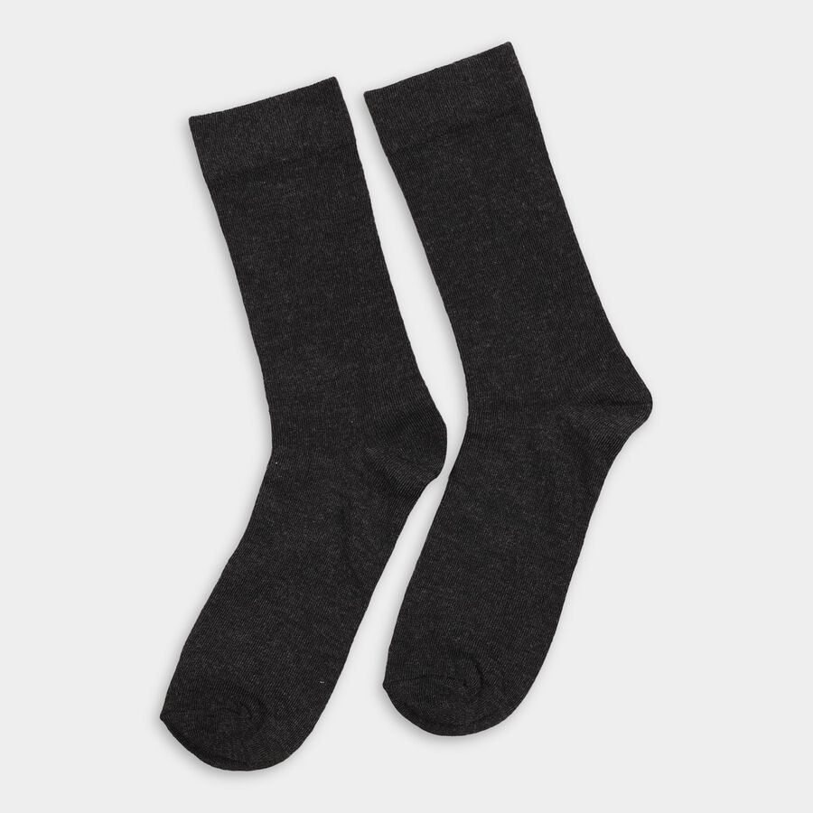 Men's Socks (Pack of 2), Melange Light Grey, large
