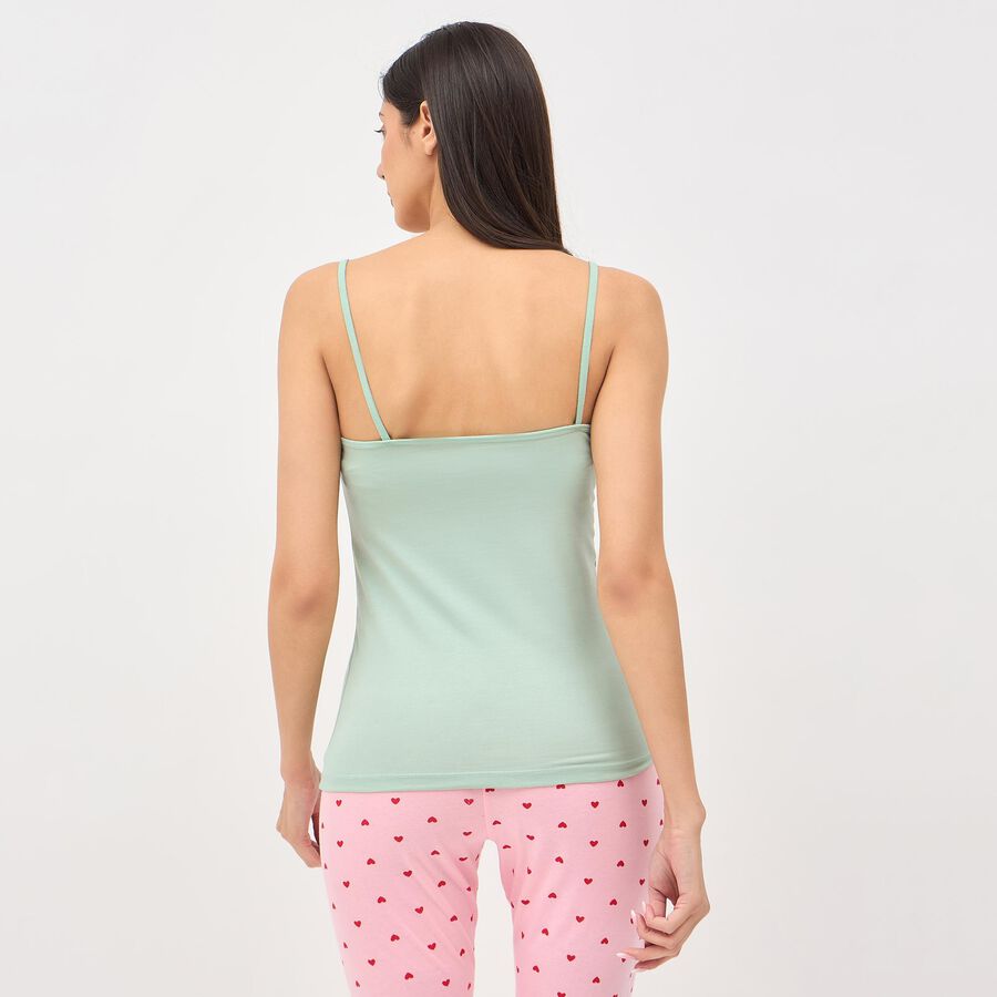 Ladies' Spaghetti Slips , Light Green, large image number null