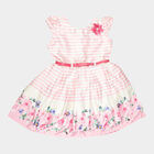 Girls Frock, Pink, small image number null