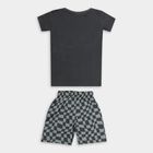 Boys' 100% Cotton Knit Baba Suit, Charcoal, small image number null