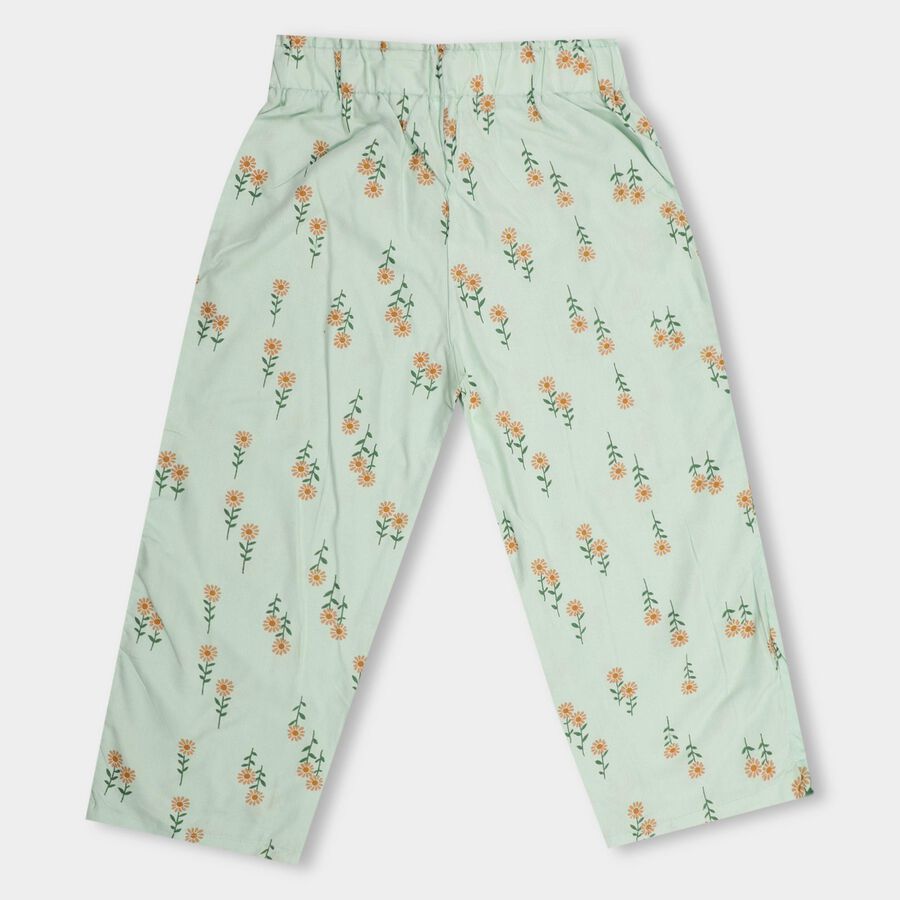 Girls' Capris, Light Green, large image number null