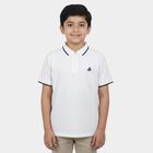 Boys White Polo Neck Polo Boys T-Shirt, ऑफ व्हाइट, small