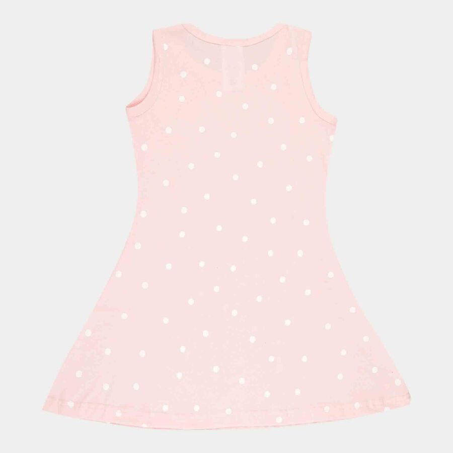 Printed Frock, Pink, large image number null