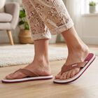 Women's Pink Flip-Flops Slippers, Pink, small
