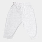 Infants Printed Elasticated Pyjama, Melange Light Grey, small image number null