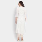 Ladies' 100% Cotton Kurta , ऑफ व्हाइट, small image number null