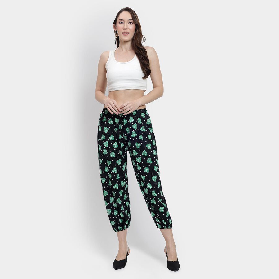 Ladies' Harem, काला, large