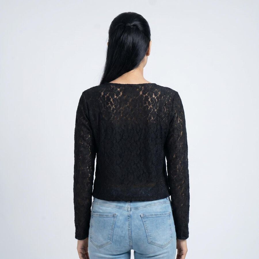 Women's Black Top, Black, large