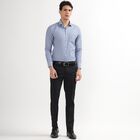 Men's Cut Away Collar Formal Shirt , Mid Blue, small image number null
