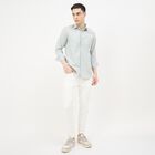 Men's Mint Spread Collar Classic Formal Shirt, Light Green, small