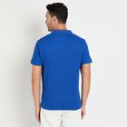 Men's Collared Half Sleeves T-Shirt, रॉयल ब्लू, small image number null
