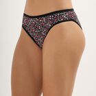 Ladies' 100% Cotton Panty, Black, small image number null