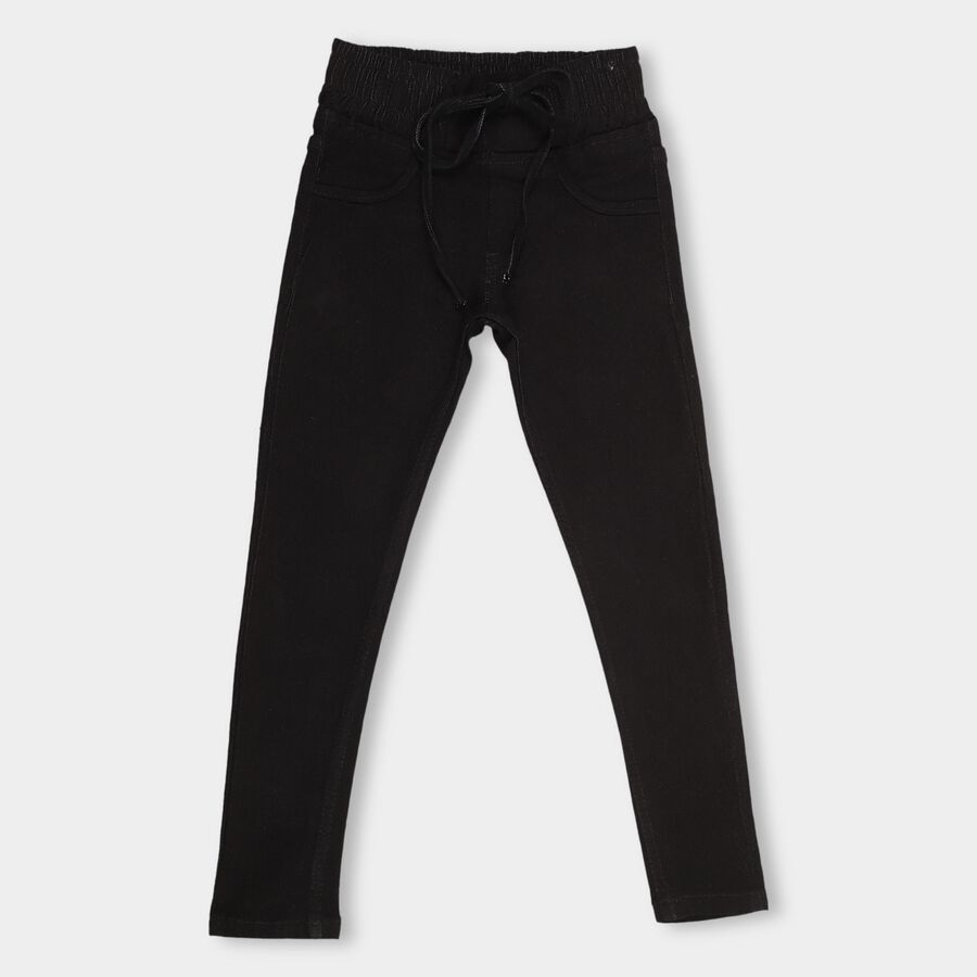 Girls' Jeans, Black, large image number null