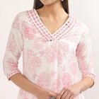 Women's Light Pink Solid Ethnic Set, Light Pink, small