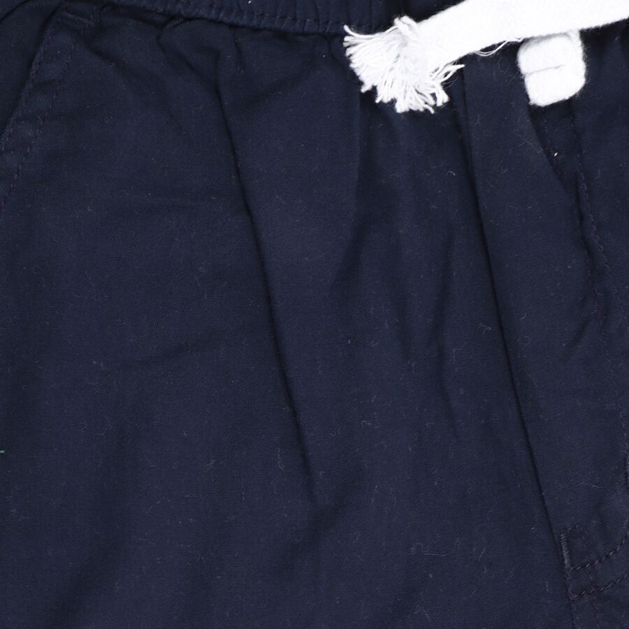 Boys'100% Cotton Trousers, Navy Blue, large image number null