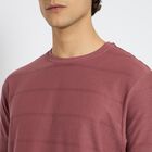 Men's 100% Cotton Round Neck Half Sleeves T-Shirt, हल्का गुलाबी, small