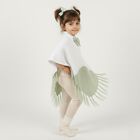 Girls Light Green Crew Neck Casual Pullover, Light Green, small image number null