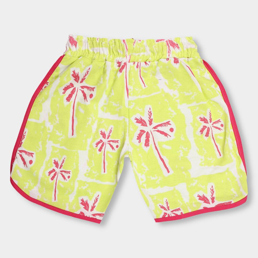 Girls' Pull Ups Shorts , Light Green, large image number null