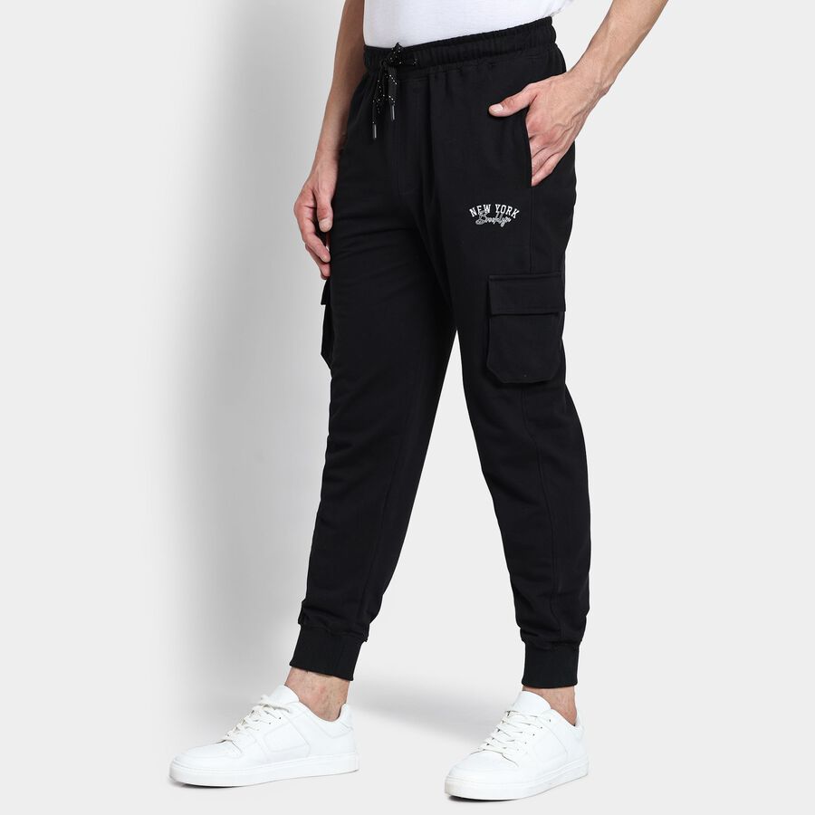 Men's Track Pants, काला, large image number null