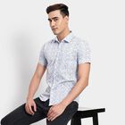 Men's 100% Cotton Casual Shirt, हल्का नीला, small image number null