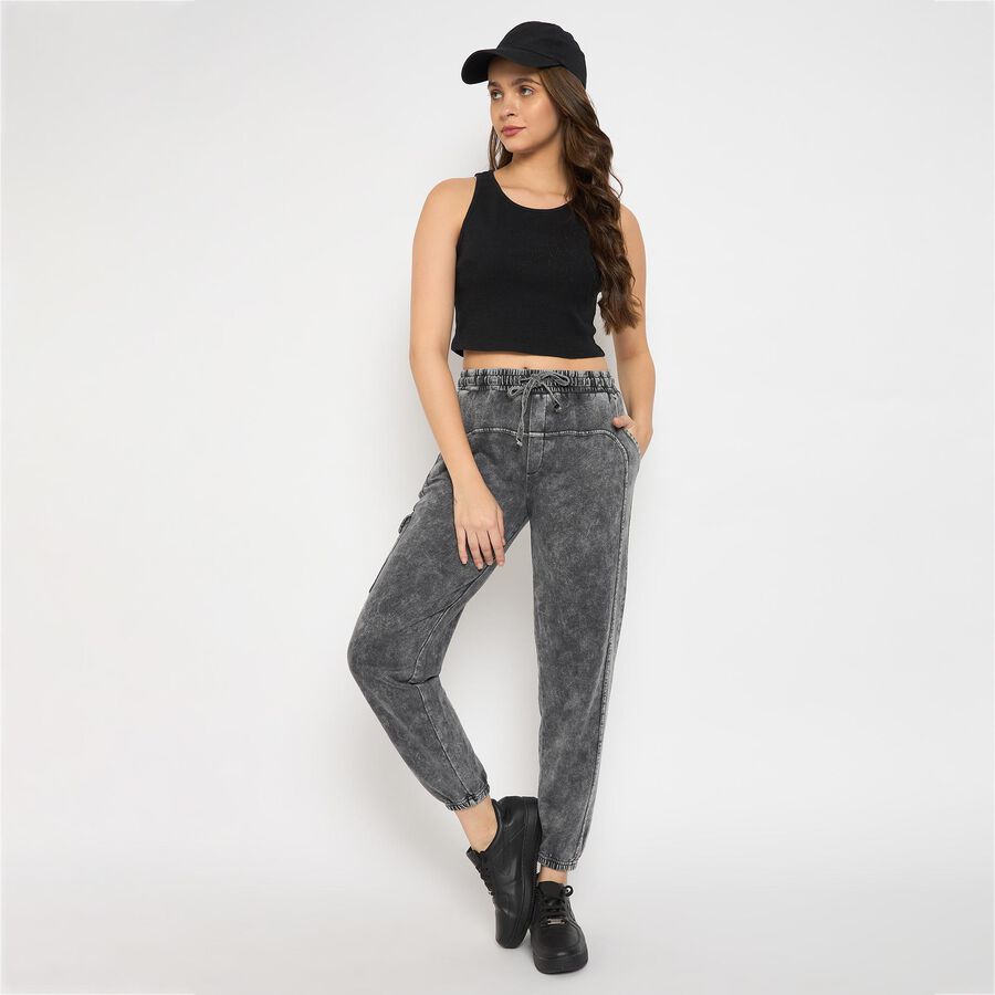 Ladies' Track Pants, Black, large image number null