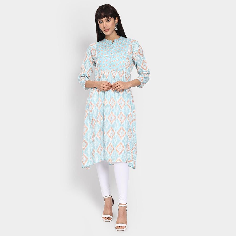 Ladies' Kurta , हल्का नीला, large image number null