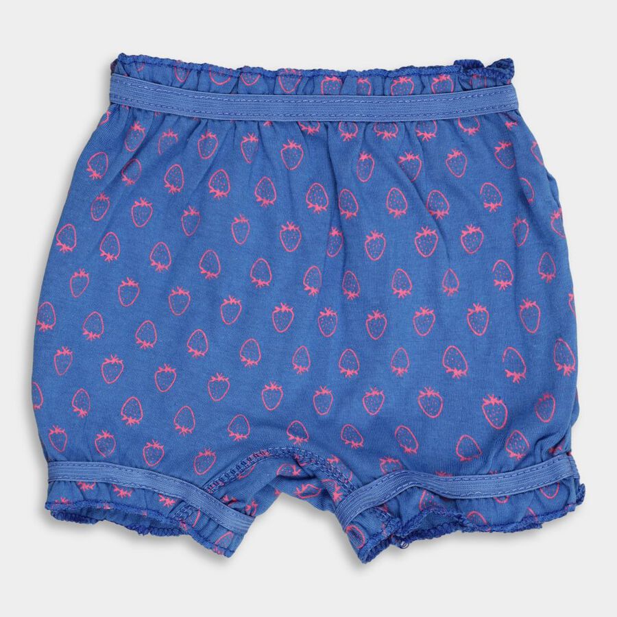Girls' Cotton Bloomer, Dark Blue, large image number null