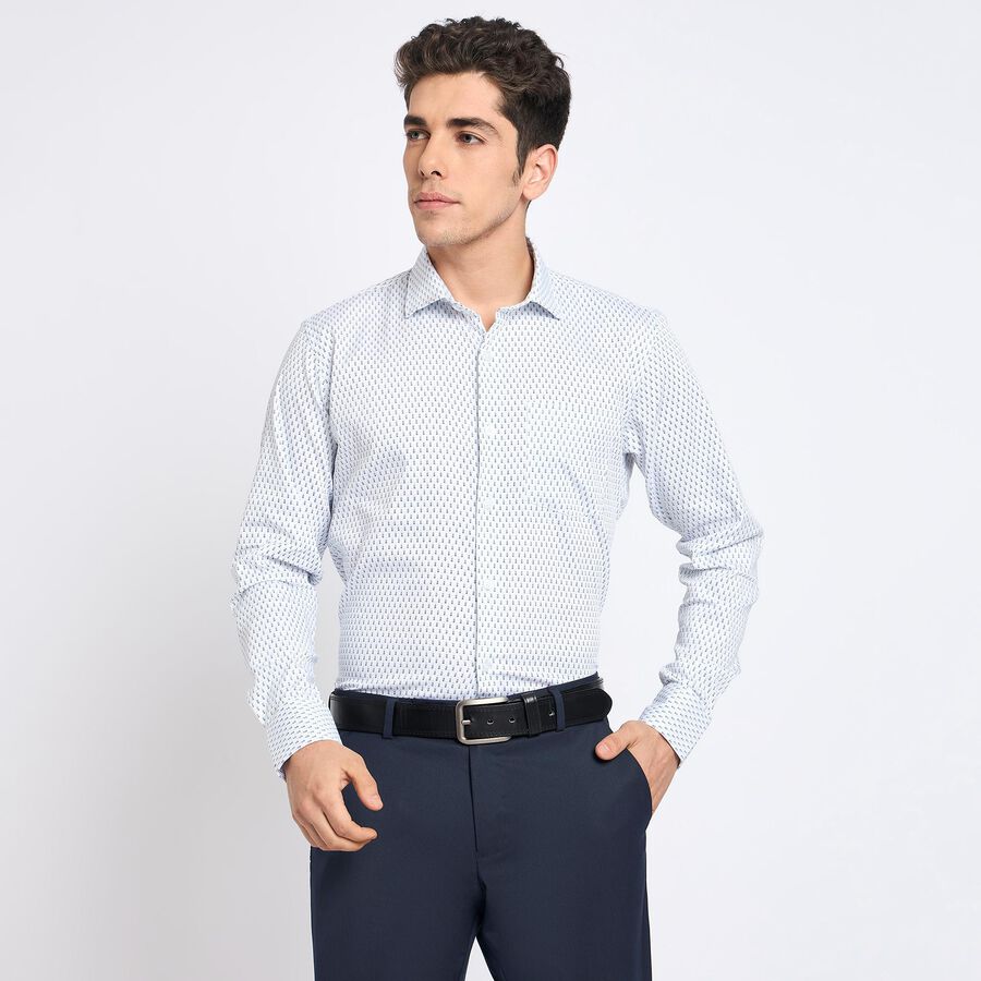Men's Formal Shirt, White, large image number null