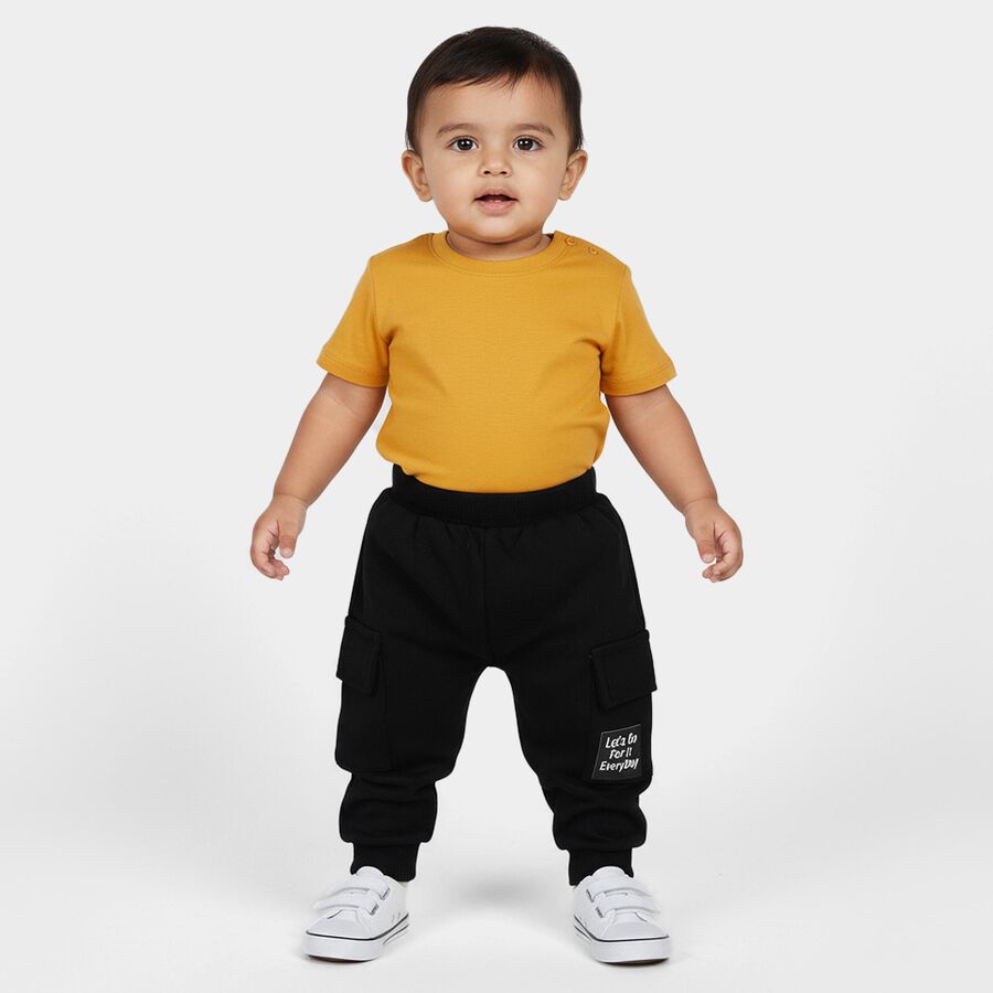 Infants' Pyjama, काला, large