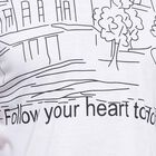 Round Neck T-Shirt, White, small image number null