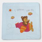 Infants' 100% Cotton Towel, Mid Blue, small image number null