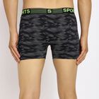 Men's 100% Cotton Trunks, काला, small