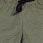 Boys' Olive Regular-Fit Panelled Cargo Pyjama, Olive, small