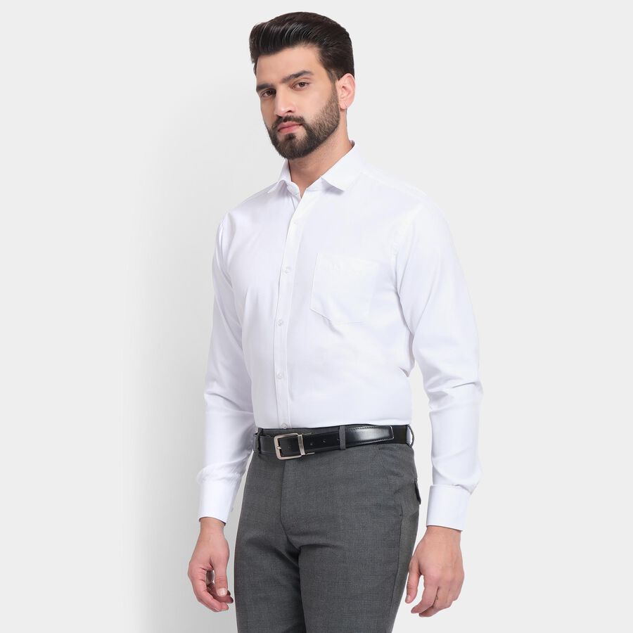 Men's Formal Shirt, सफ़ेद, large