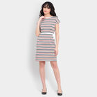 Stripes Dress, Peach, small image number null