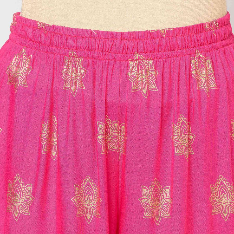 Printed Palazzo, Fuchsia, large image number null