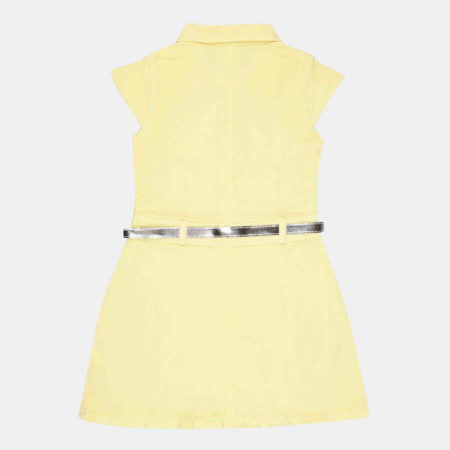 Solid Frock, Yellow, large image number null