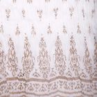 Cotton Printed Crinkled Dupatta, White, small image number null