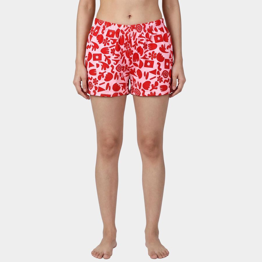 Ladies' Shorts, गुलाबी, large