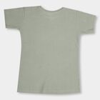 Boys' Light Sage Green Round Neck Casual T-Shirt, Light Green, small