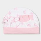 Infants' 100% Cotton Gift Set (Cap, Mittens, Booties), Light Pink, small image number null