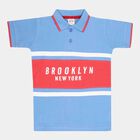 Boys Cotton T-Shirt, Mid Blue, small image number null
