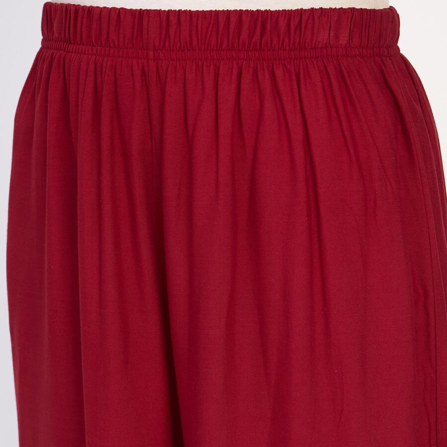Ladies' Palazzos, मरून, large image number null
